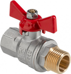 КРАН  шар.   3/4''  ВР-НР БАБОЧКА VALTEC VT.418.N.05 ГОСТ удлиненный  